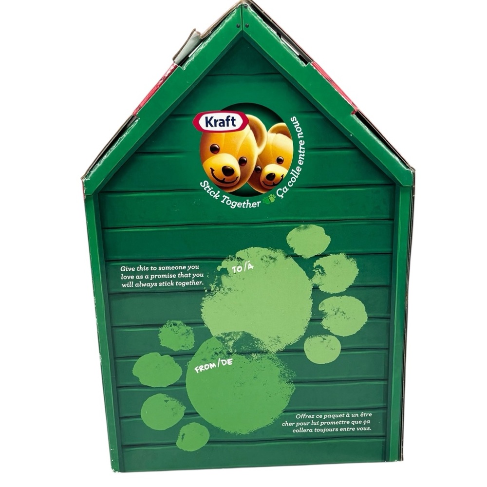 Gund x Kraft 2014 Stick Together Campaign Plush Crunchy & Smoothy Bears in Den - Picture 4 of 13